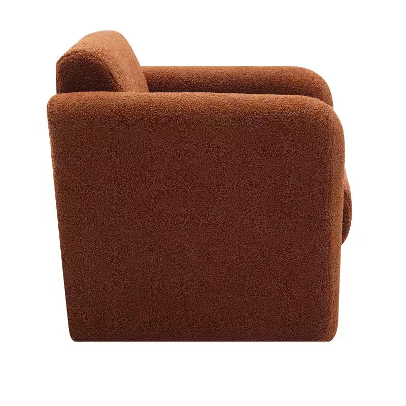 Fauteuil d'appoint moderne avec dossier et coussin