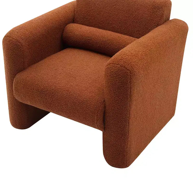 Fauteuil d'appoint moderne avec dossier et coussin