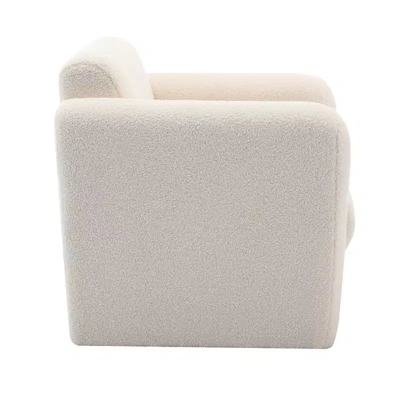 Fauteuil d'appoint moderne avec dossier et coussin