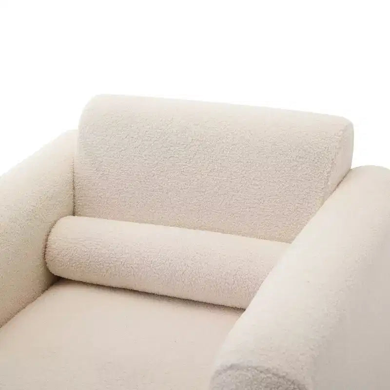 Fauteuil d'appoint moderne avec dossier et coussin