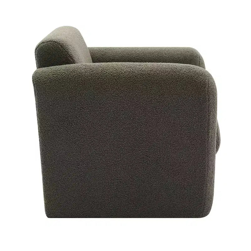 Fauteuil d'appoint moderne avec dossier et coussin