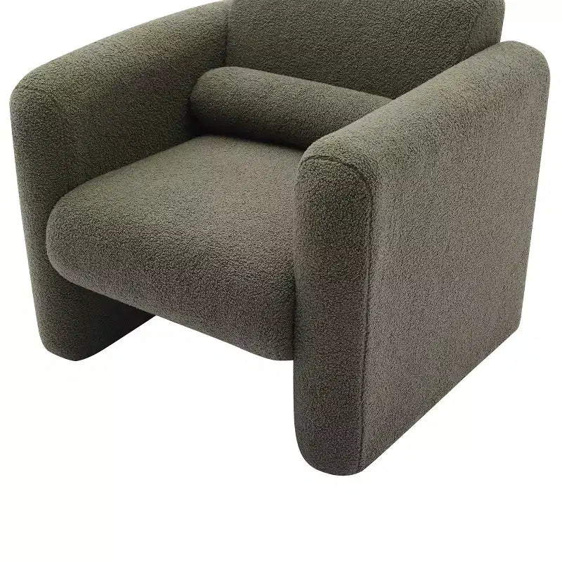 Fauteuil d'appoint moderne avec dossier et coussin