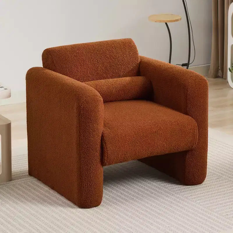 Fauteuil d'appoint moderne avec dossier et coussin