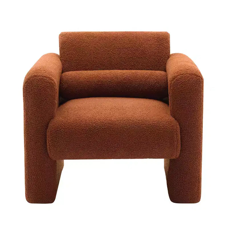 Fauteuil d'appoint moderne avec dossier et coussin