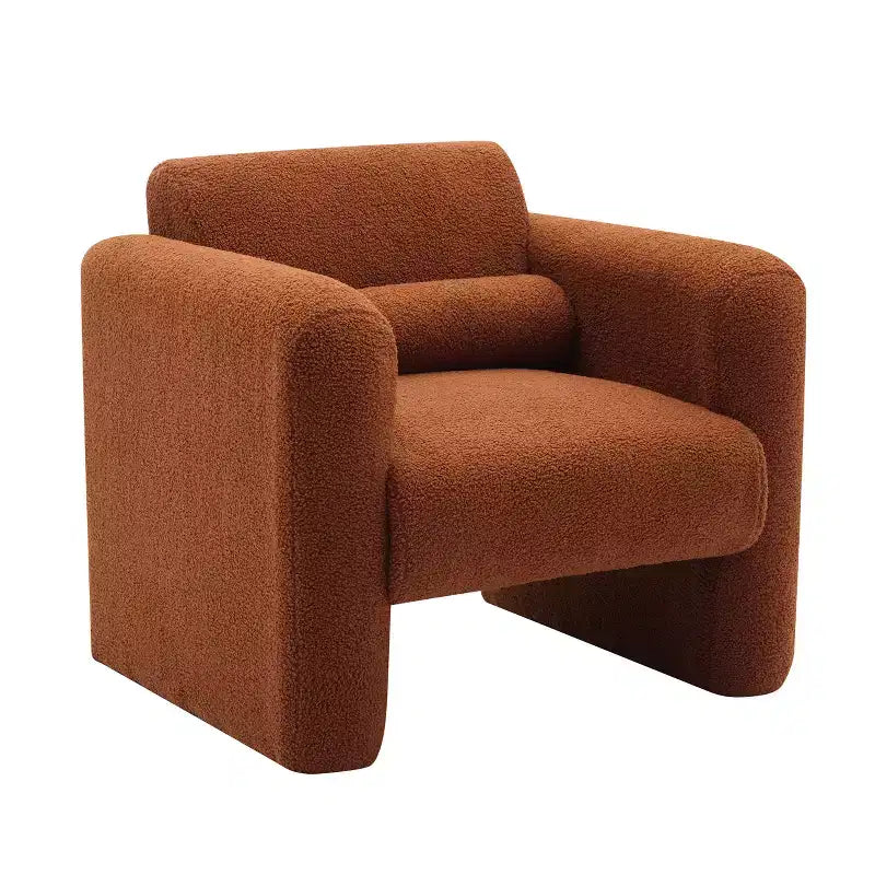 Fauteuil d'appoint moderne avec dossier et coussin