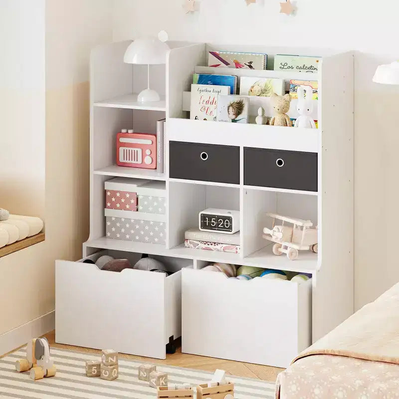 Étagère en bois pour meuble de rangement pour enfants