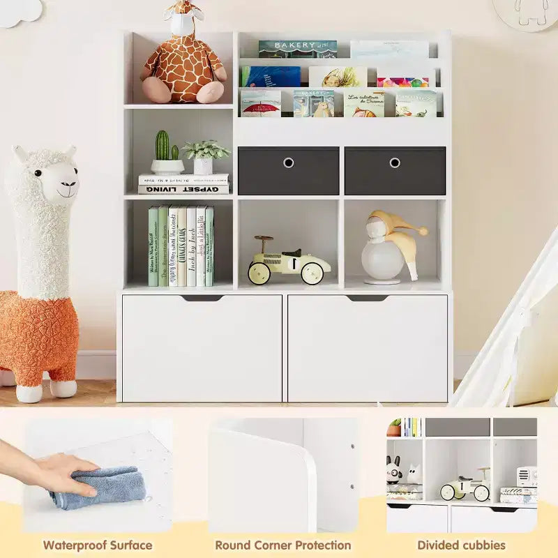 Étagère en bois pour meuble de rangement pour enfants