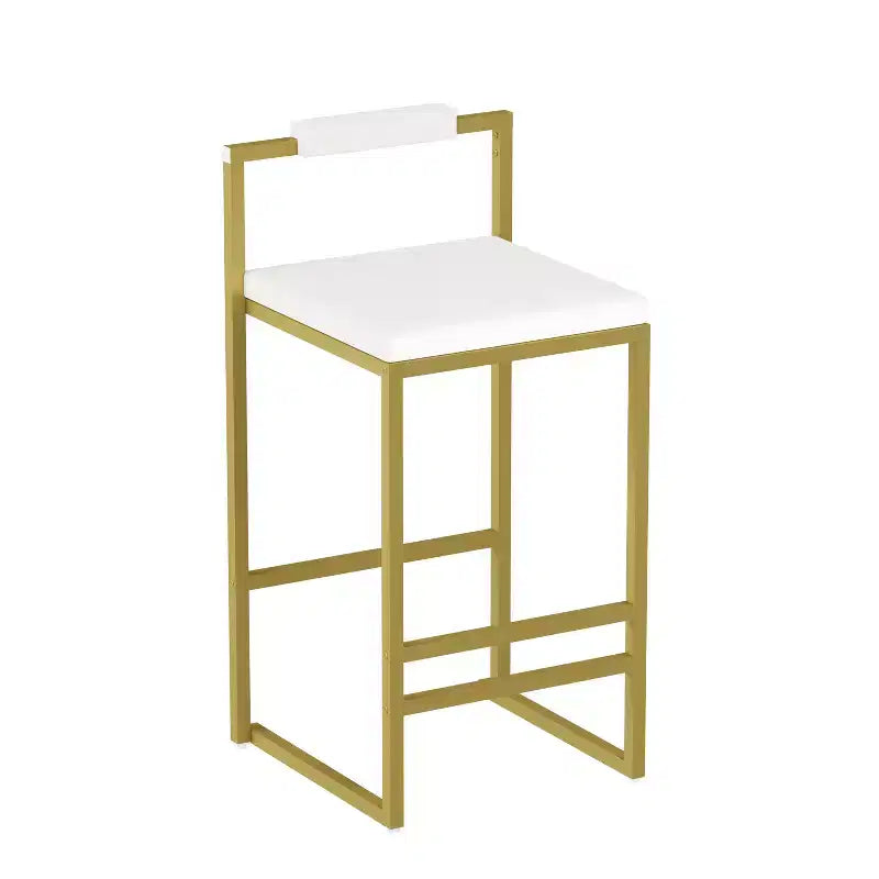 Tabourets de bar en velours, hauteur de bar de cuisine moderne