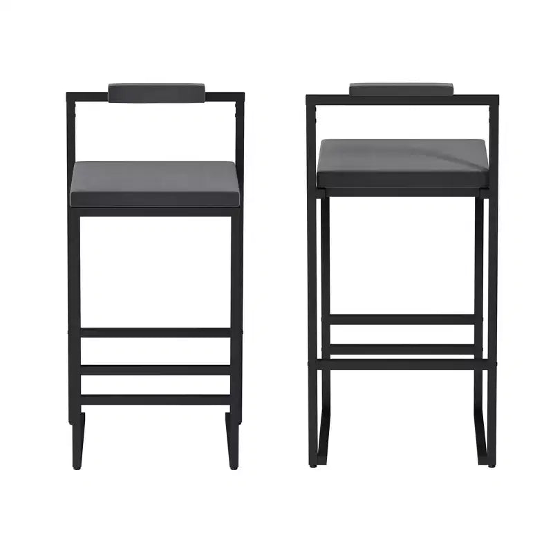 Tabourets de bar en velours, hauteur de bar de cuisine moderne