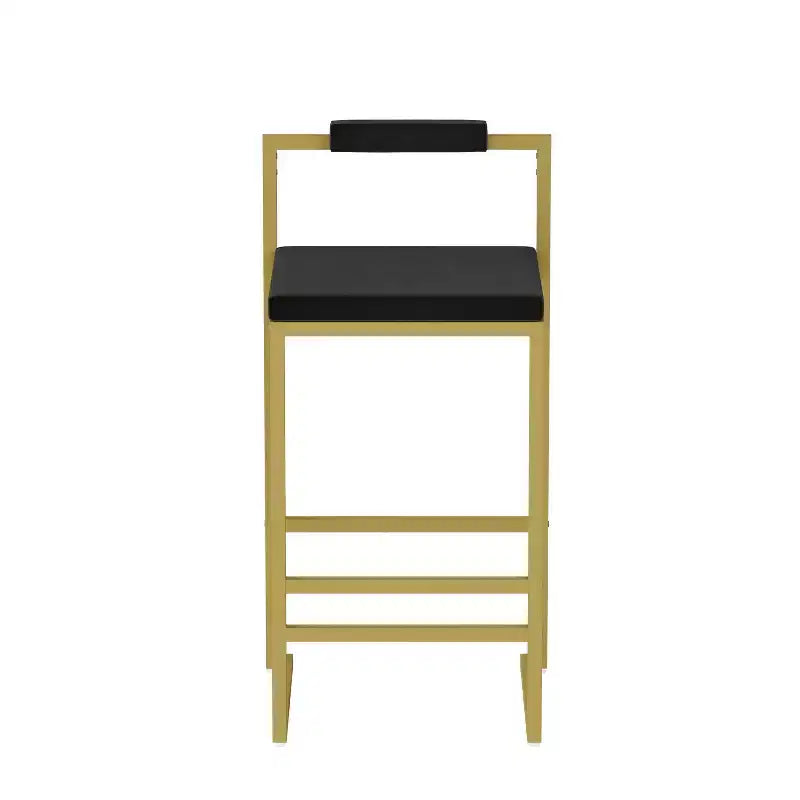Tabourets de bar en velours, hauteur de bar de cuisine moderne