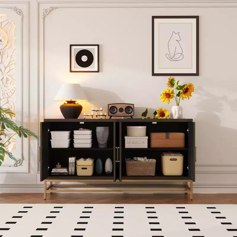 Meuble de rangement d'appoint style rétro