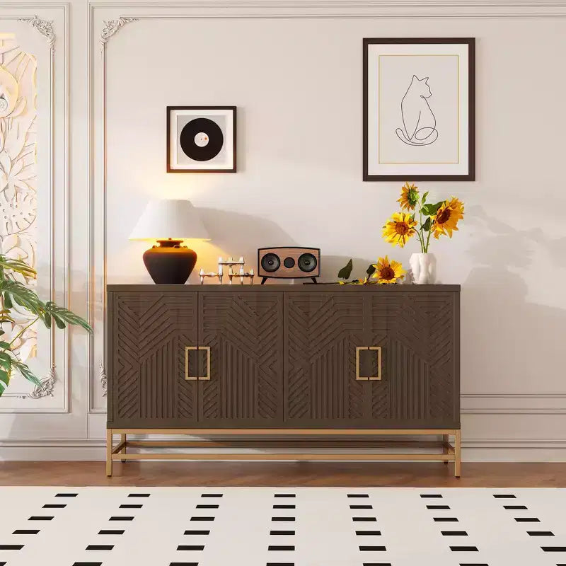 Meuble de rangement d'appoint style rétro