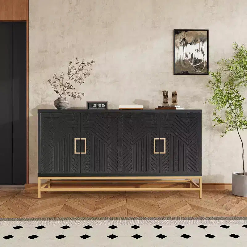 Meuble de rangement d'appoint style rétro