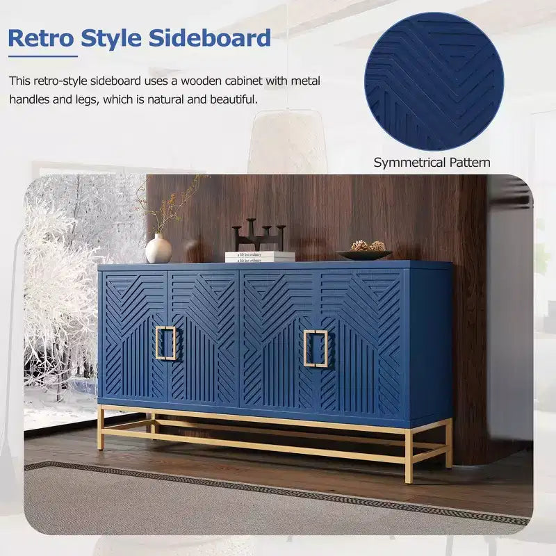 Meuble de rangement d'appoint style rétro