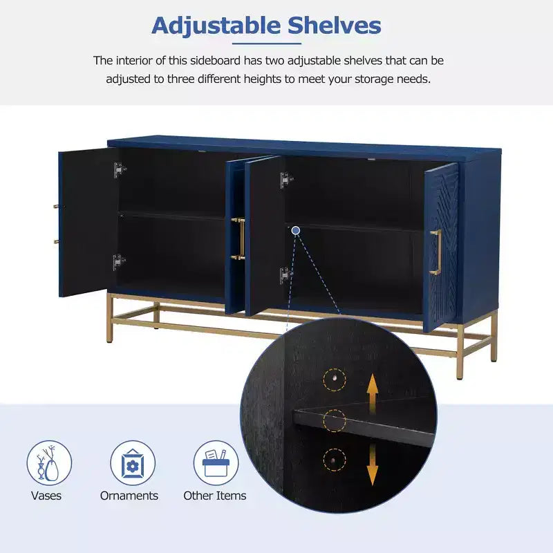 Meuble de rangement d'appoint style rétro