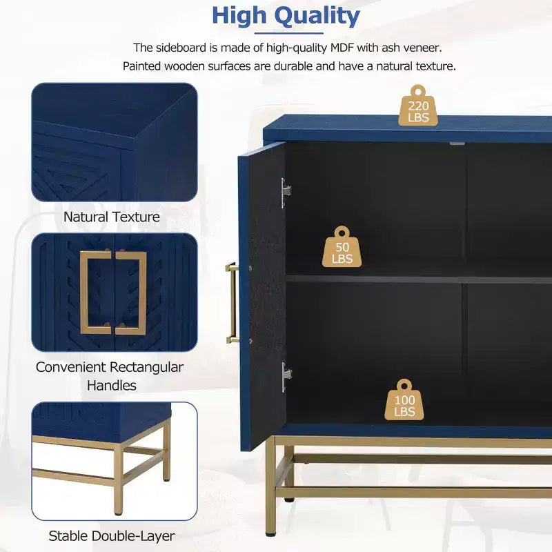Meuble de rangement d'appoint style rétro