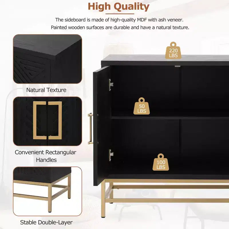 Meuble de rangement d'appoint style rétro