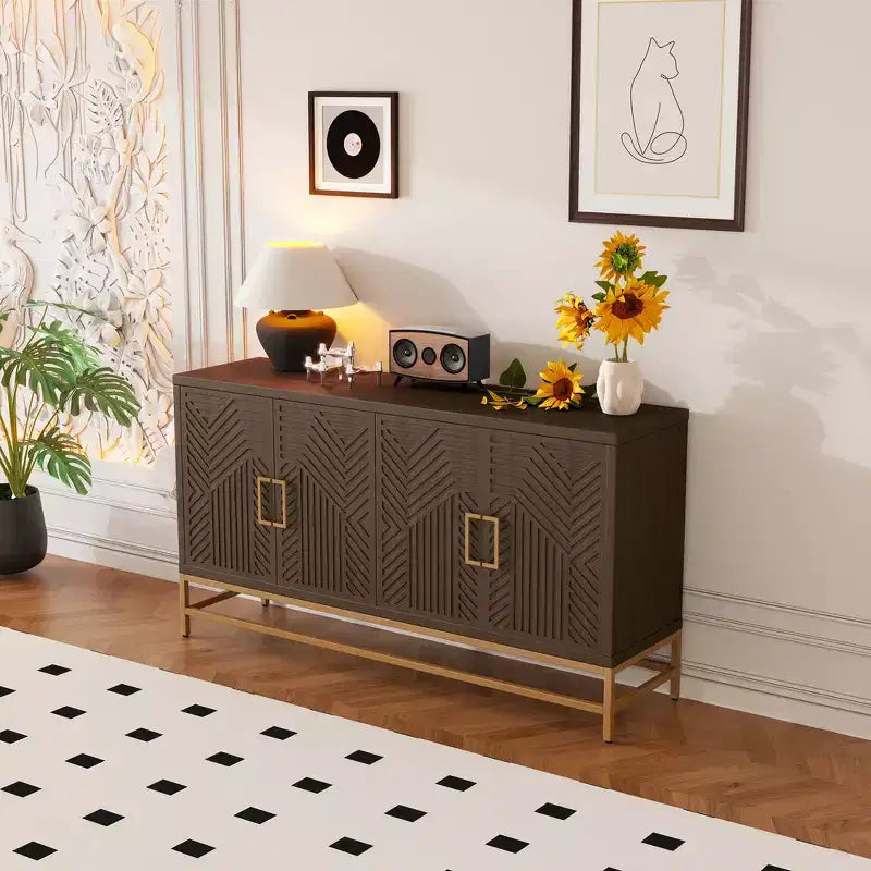 Meuble de rangement d'appoint style rétro