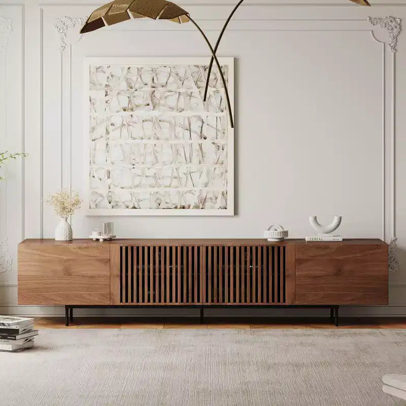 Meuble TV avec grand espace de rangement
