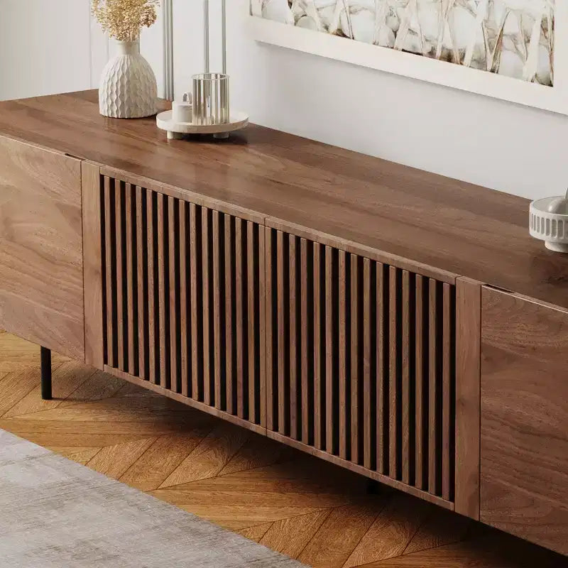 Meuble TV avec grand espace de rangement