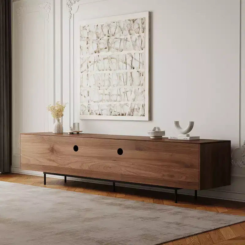 Meuble TV avec grand espace de rangement