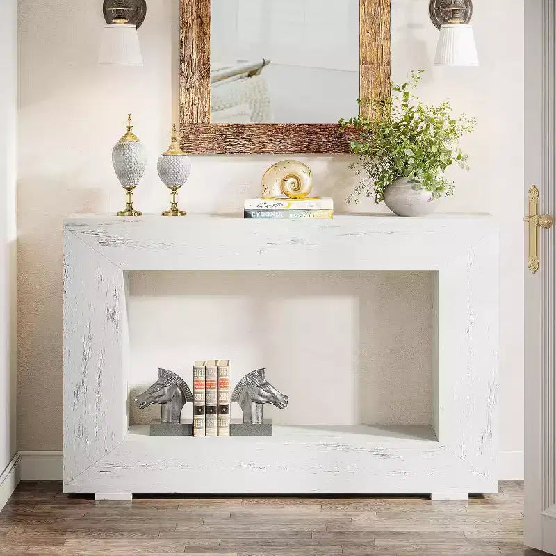 Console d'entrée, 119 cm, avec espace de rangement