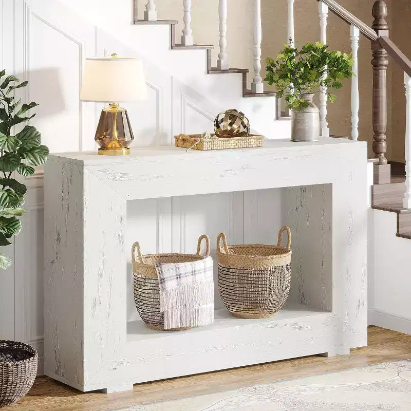 Console d'entrée, 119 cm, avec espace de rangement