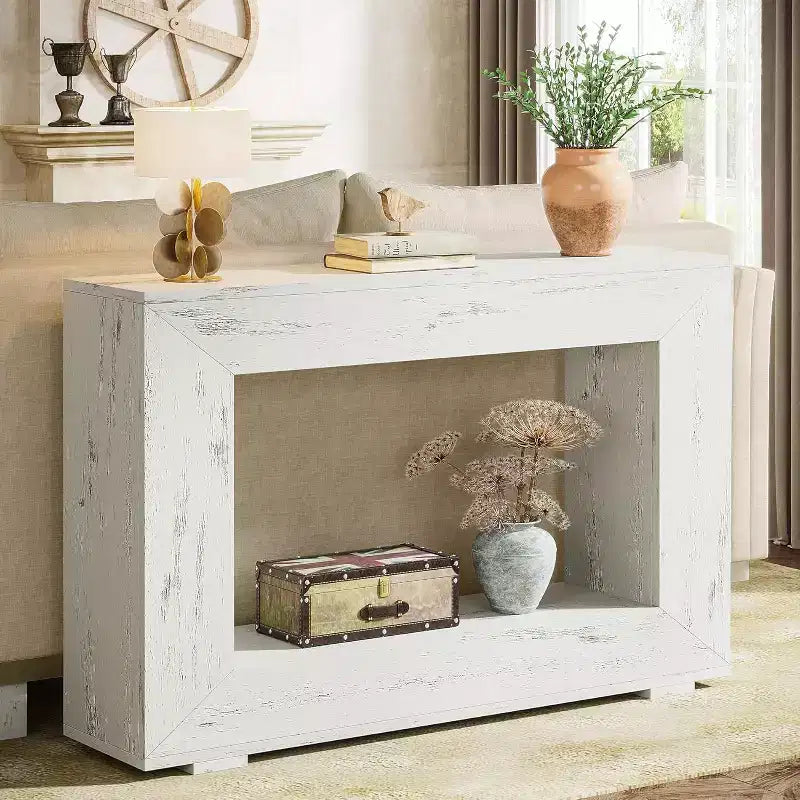 Console d'entrée, 119 cm, avec espace de rangement