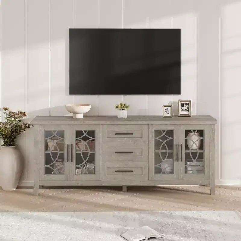 Console multimédia de style médiéval, buffet de cuisine