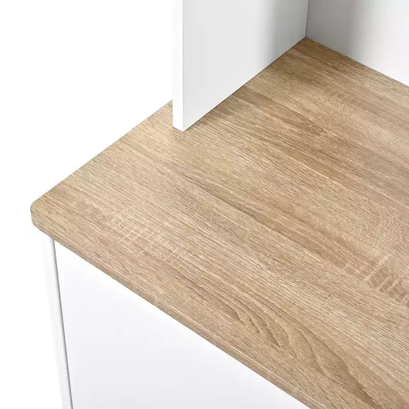 Porte-manteau d'entrée cinq-en-un avec banc et patère