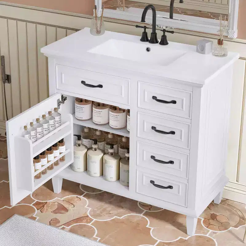 Dessus de comptoir de lavabo en céramique pour meuble-lavabo