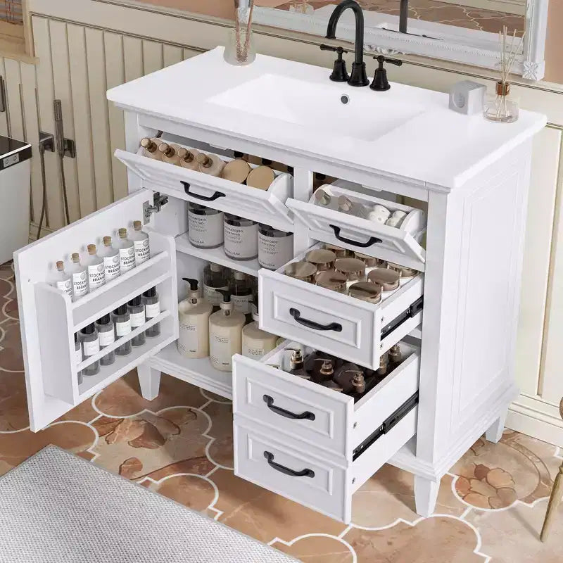 Dessus de comptoir de lavabo en céramique pour meuble-lavabo