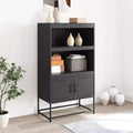 Highboard Noir Acier  Highboard Rectangulaire