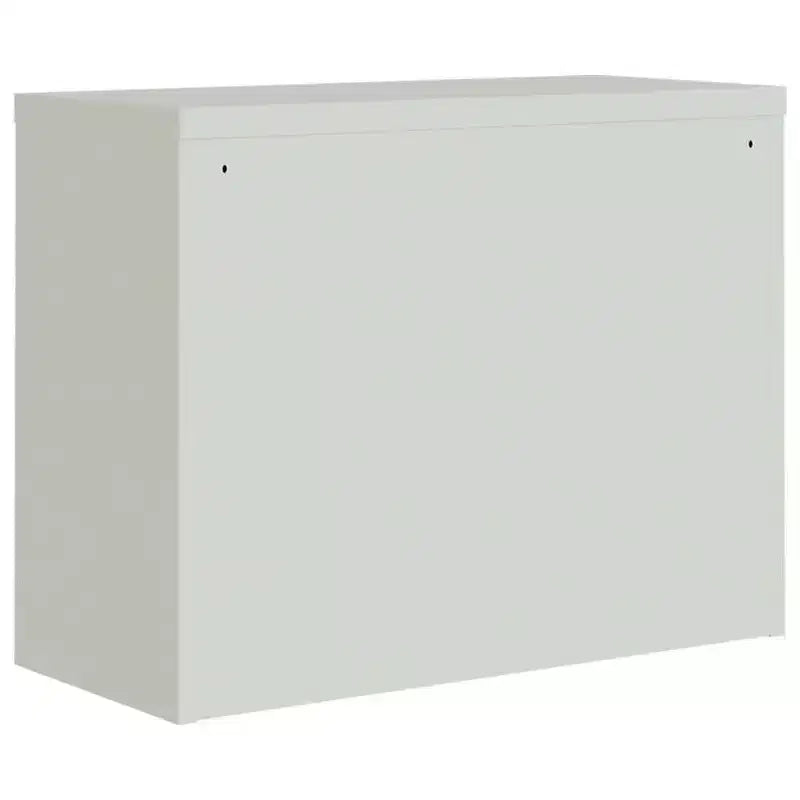 Classeur en acier revêtu de poudre gris clair