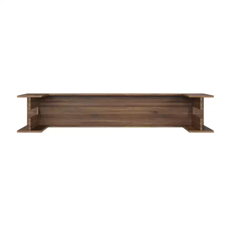 Table de contrôle extra longue en bois de style rustique