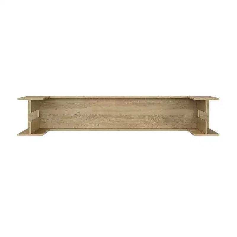 Table de contrôle extra longue en bois de style rustique
