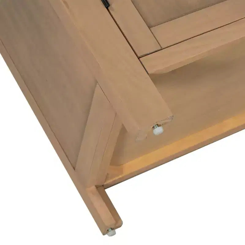 Buffet rustique à 4 portes et 51 rangements avec étagères réglables et poignées en métal