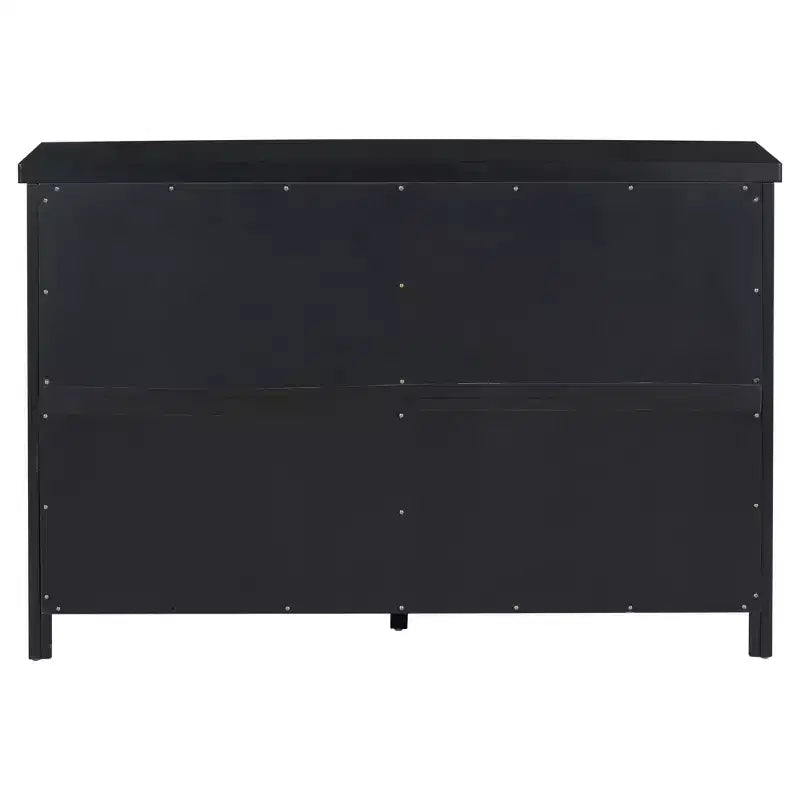 Buffet rustique à 4 portes et 51 rangements avec étagères réglables et poignées en métal