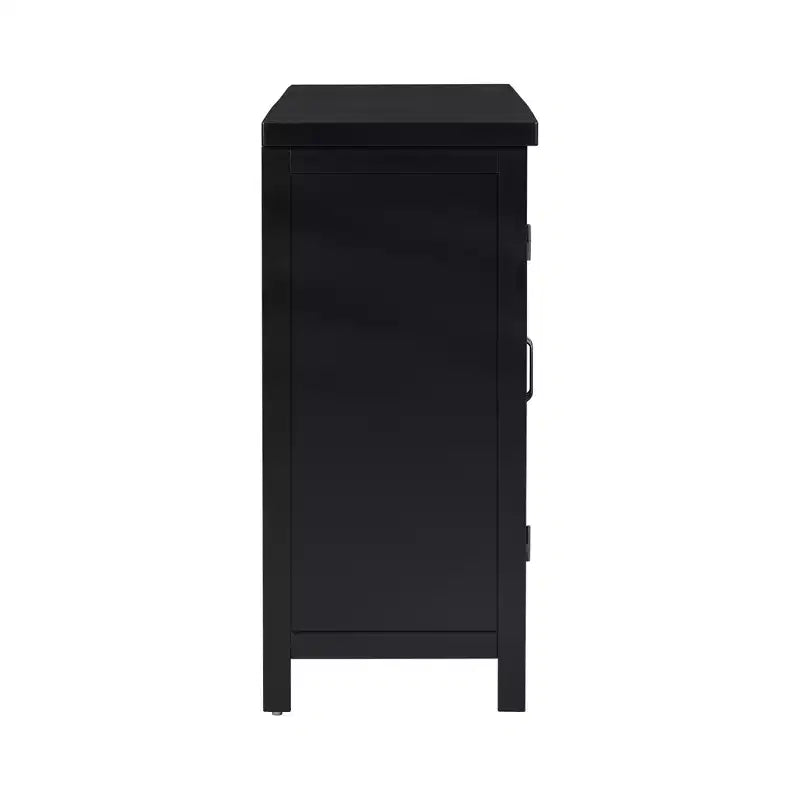 Buffet rustique à 4 portes et 51 rangements avec étagères réglables et poignées en métal
