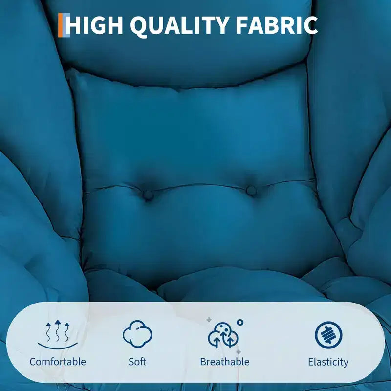 Fauteuil confortable avec poches latérales - chaise de lecture décontractée pour salon