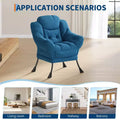 Fauteuil confortable avec poches latérales - chaise de lecture décontractée pour salon