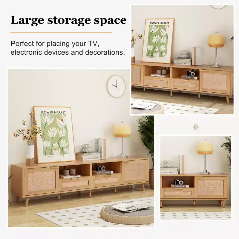 Meuble TV console de style ferme moderne