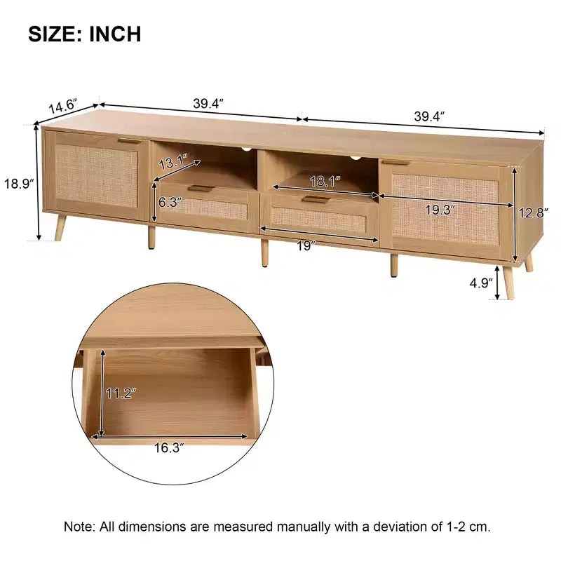 Meuble TV console de style ferme moderne